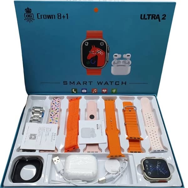Ultra 2 smart watch Crown 8+1 0