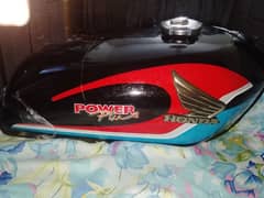 black fuel tank an side cover 1998 power plus
