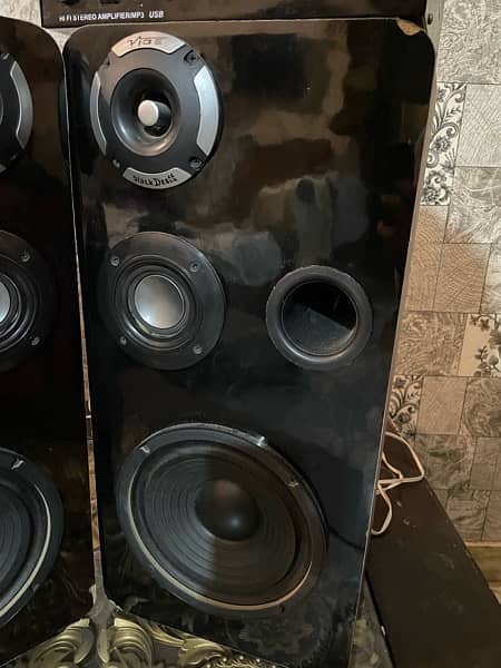 Stereo Speakers with amplifier urgent sale 2