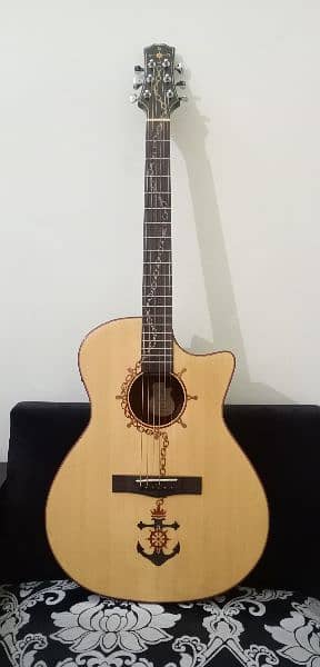 Semi Acoustic Guitar (Sqoe SL-2S) 0