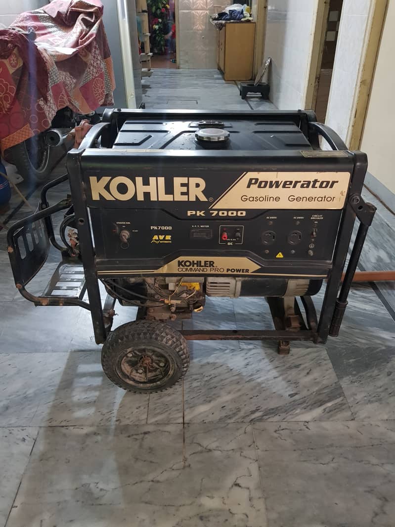 Kohler powerator gasoline generator pk 7000 6