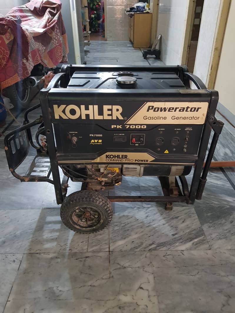 6.5 kv Generator PETROL + GAS KIT (PK 7000 Kohler powerator) 6