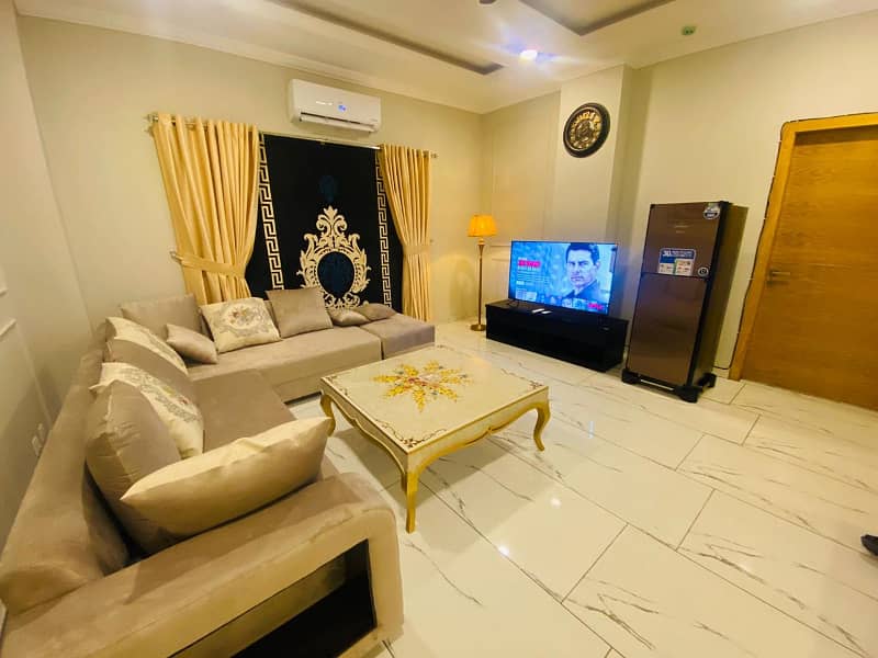 1bed room furnished in height 4 phase3 bahria town rwp 3