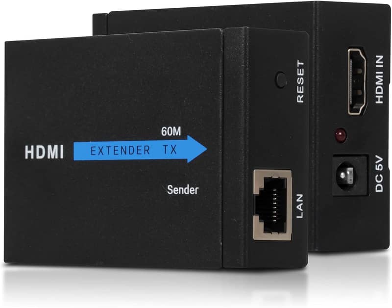 HDMI Extender Over Single Cat 5E/6 60M Support Full HD 1080P 3D HDCP 3