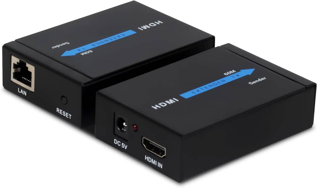HDMI Extender Over Single Cat 5E/6 60M Support Full HD 1080P 3D HDCP 6