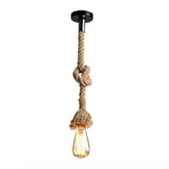 Rope Hanging Lamp -Ceiling Light For Cafes