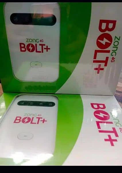 Zong 4G bolt+ Mbb internet New Device Official Pack Free Home Delivery 0