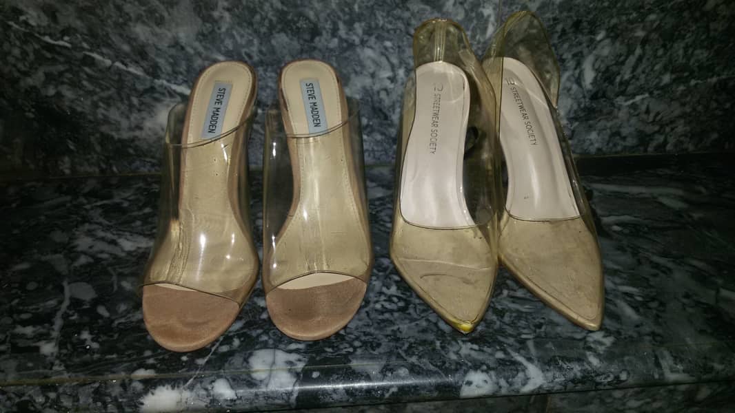 5 pairs of Transparent Heels Collection for sale 0