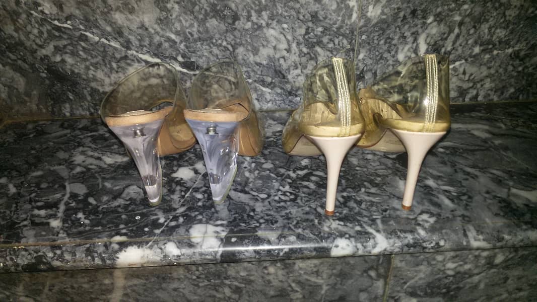 5 pairs of Transparent Heels Collection for sale 1