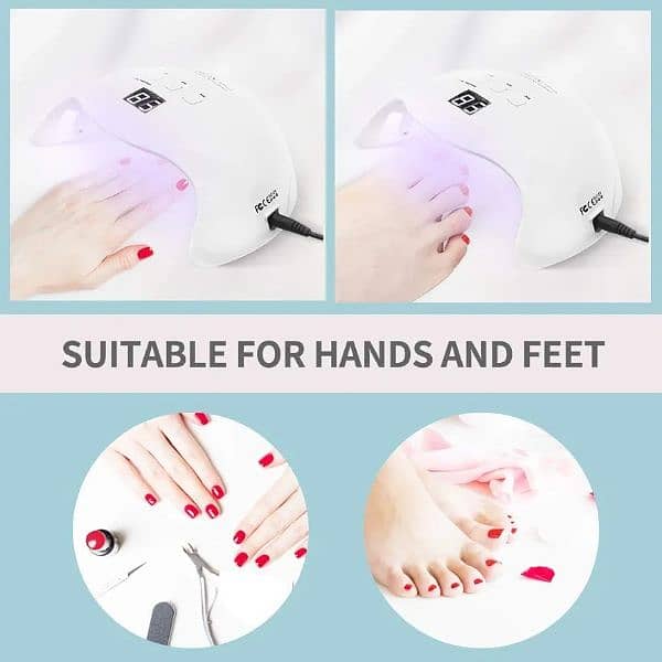 DIOZO 48W UV LED NAIL LAMP FOR HANDS 4