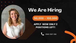 50,000-100,000 Rs. Salary!!! Online Job, Apply NOW!!