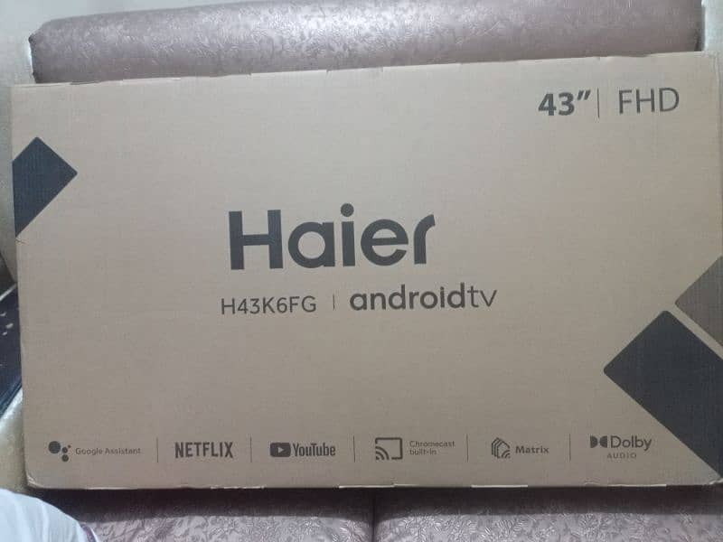 HAIER 43" LED ANDROID 0