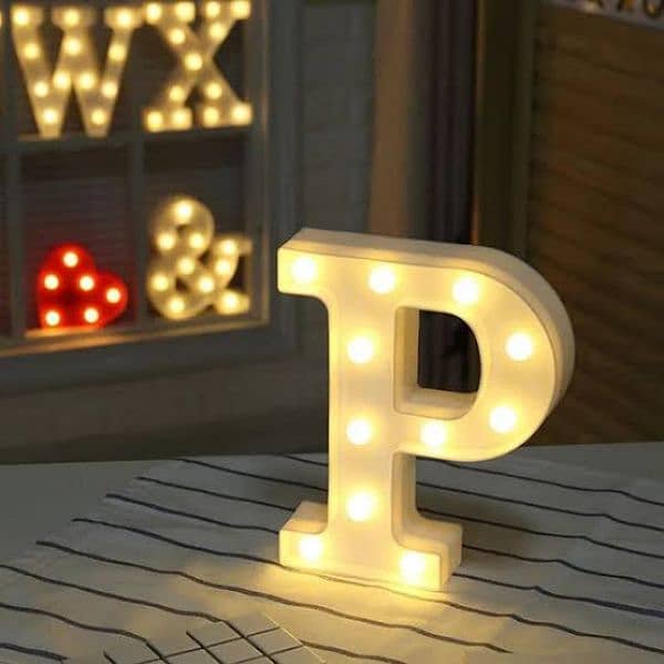 LED Alphabet letter P Lights Alphabet Light Up Marquee Letters 1
