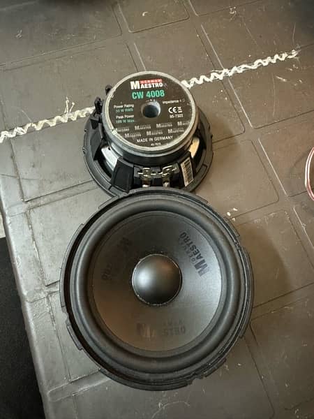 German Maestro CS 4008 4inch Mid Bass speakers (100 mm) 0