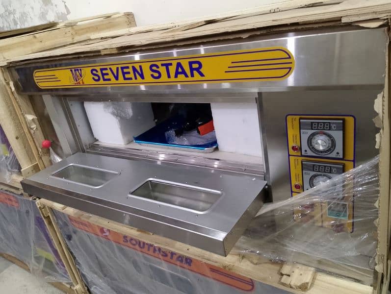 sevenstar pizza oven southstar oven imported  4 large pizza capacity 0