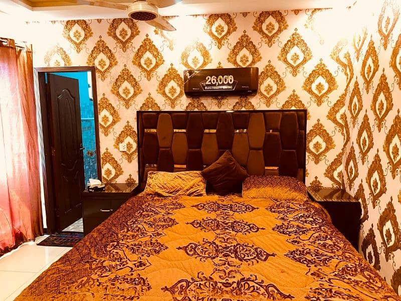 Daily Basis 1 Bedroom HOTEL Apartment Par Day Short Time Bahria Town 1