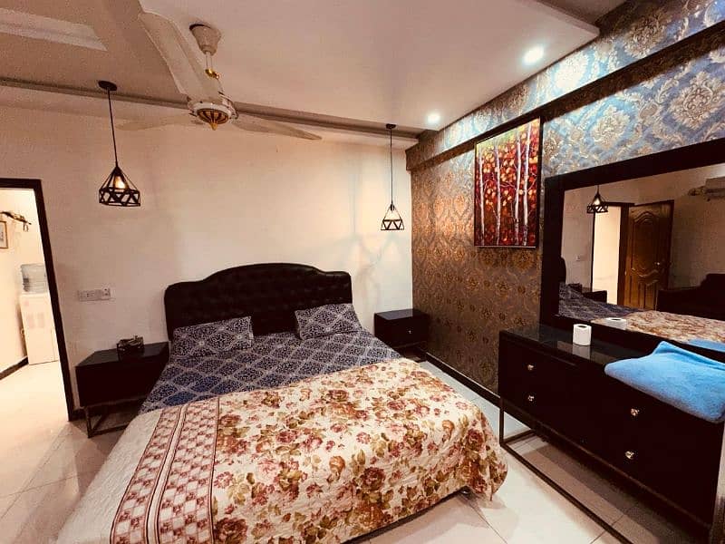 Daily Basis 1 Bedroom HOTEL Apartment Par Day Short Time Bahria Town 8