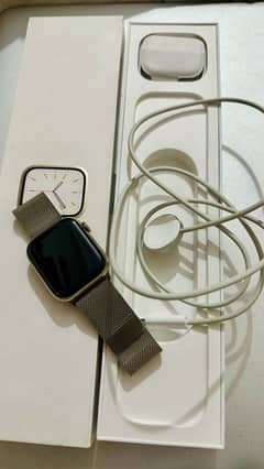Apple watch stainless steel Gold 45