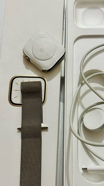 Apple watch stainless steel Gold 45 6