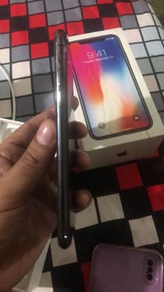 iphone X 64gb pat approved urgent sale with box