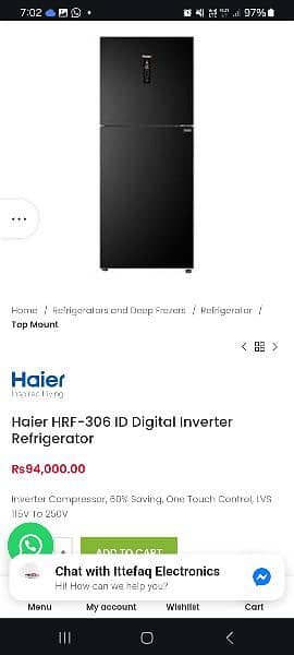 Haier inverter technology refrigerator just 6 months use 3