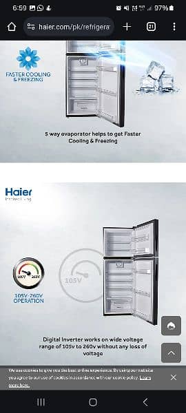 Haier inverter technology refrigerator just 6 months use 4