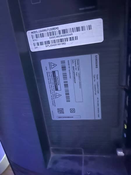 Samsung Smart Led TV 49’ NU7100 4K 2