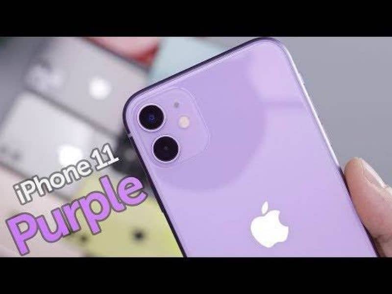 iphone 11 jv 64 gb purple color all ok waterpack 1