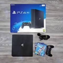 game PS4 pro 1 TB complete box playstation games