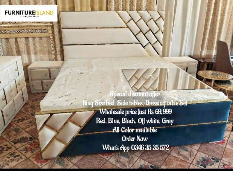 Special Discount offer on Bed set we are manufacturer 2