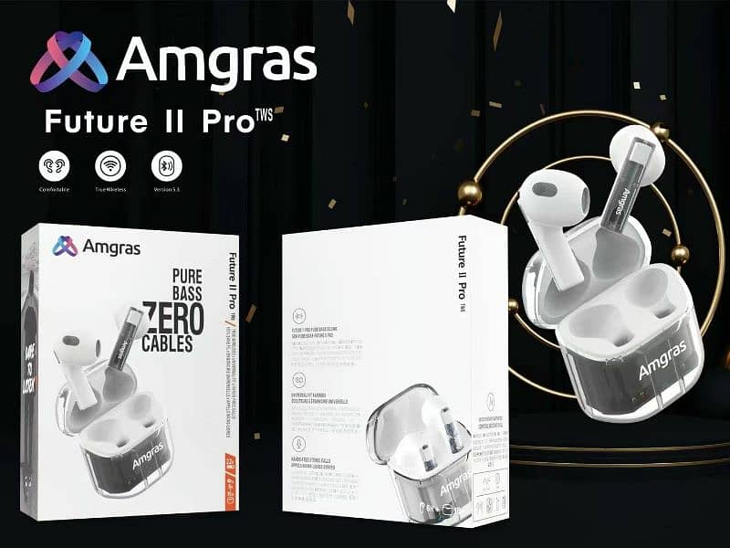 Amgras Bluetooth earbuds 2