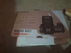 Canon 60d with box And 50mm canon lense 0