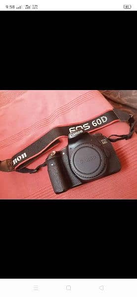 Canon 60d with box And 50mm canon lense 4