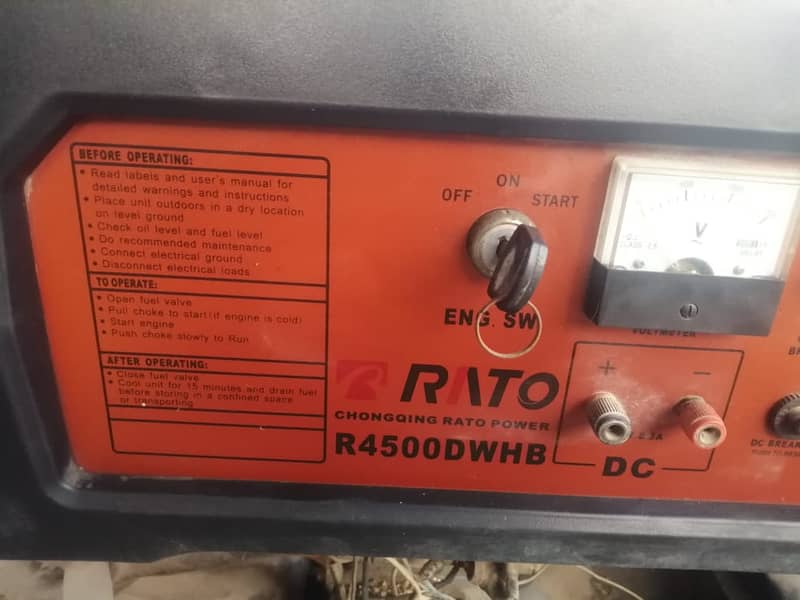RATO R4500 DWHB Generator 2800W 3