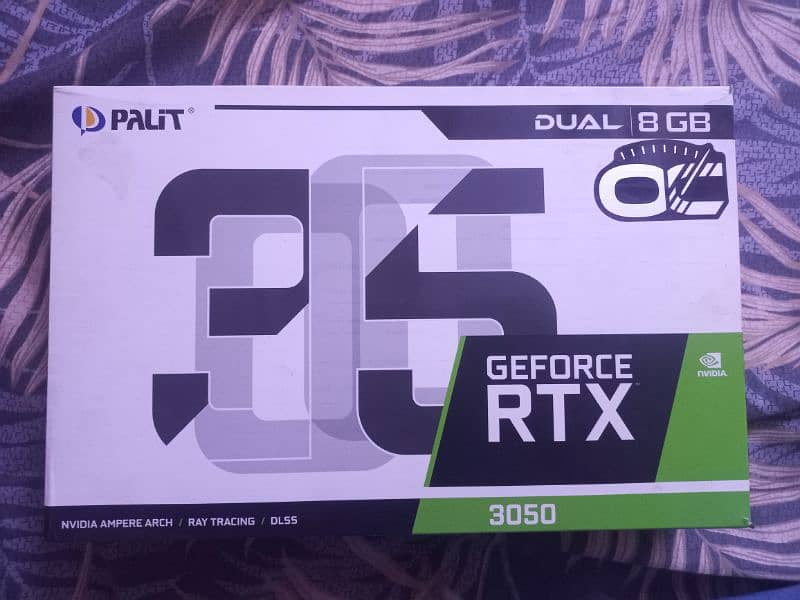 RTX 3050 Palit dual OC 8gb GDDR6 0