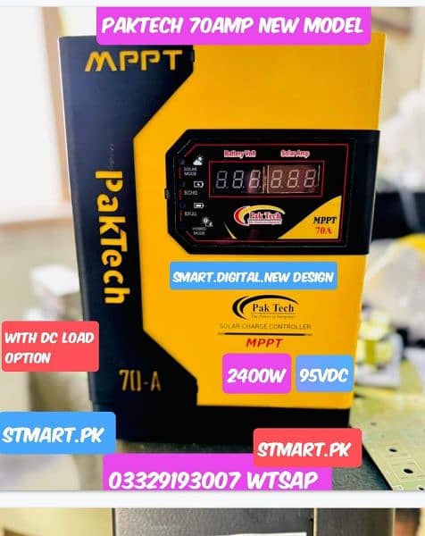 Hybrid Paktech Mppt Solar Charge Controller 70a 70amp Paktek Price 0