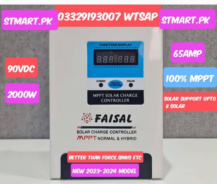 Faisal Mppt Solar Charge Controller 65A 70A 70Amp Hybrid Price Stmart 0