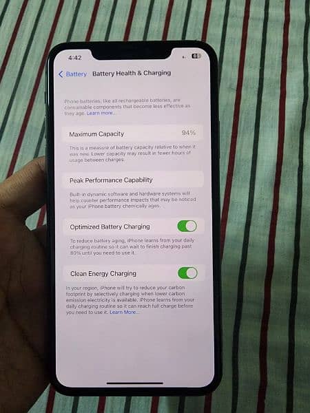 apple iphone 11 pro max with 94% original battery health 256gb factory 7