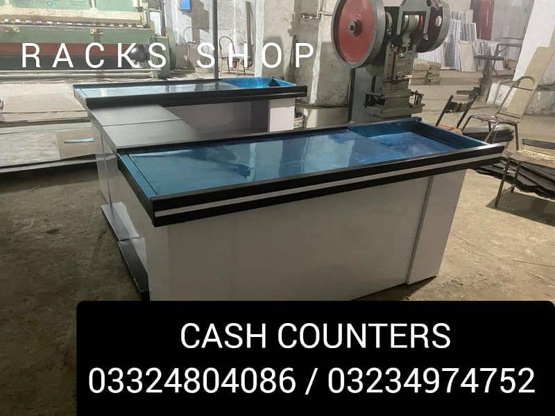 Wall rack/ store Rack/ Cash Counters/ Shopping Trolleys/ Baskets/ POS 5