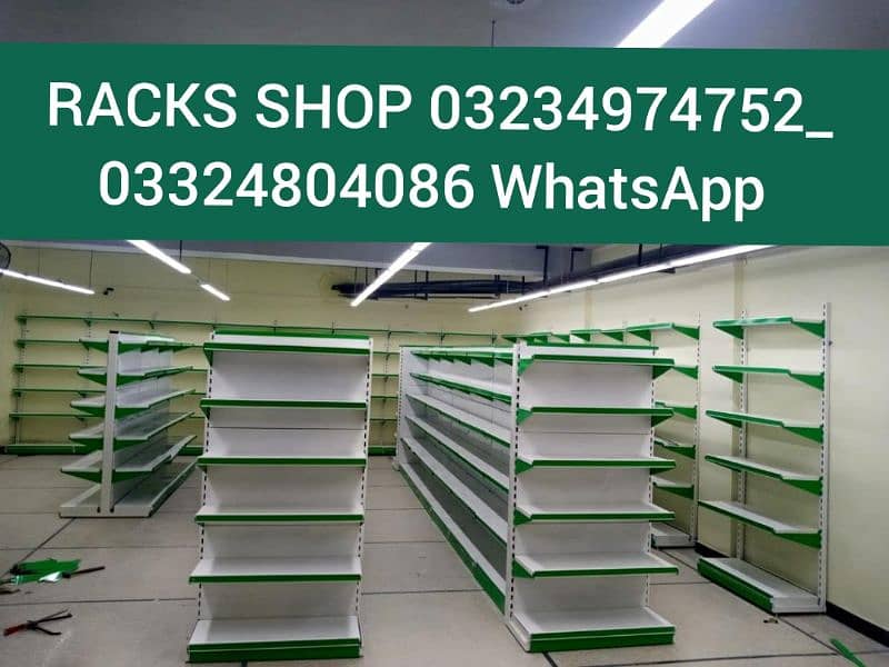 Store Rack/ wall rack/ Gondola Rack/ cash counter/ Trolleys/ baskets 19