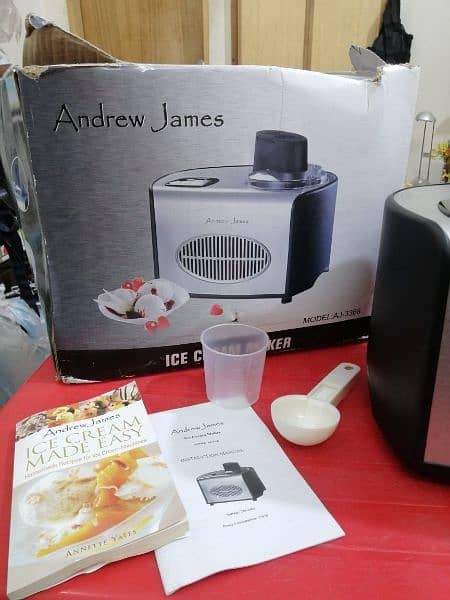 Andrew James Fully Automatic Ice Cream Maker, Imported 1