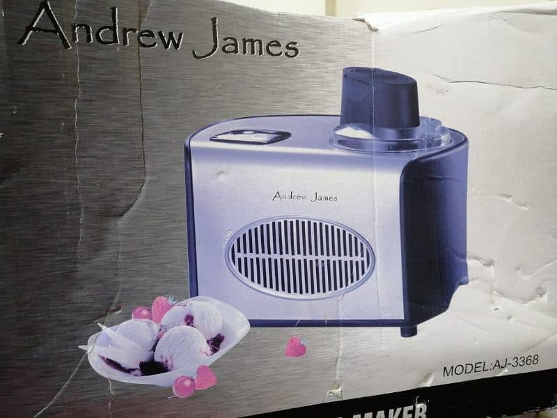Andrew James Fully Automatic Ice Cream Maker, Imported 3