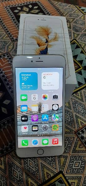iphon 6s plus PTA approved condition. 10.10. . 64gb mobile or box hai 1
