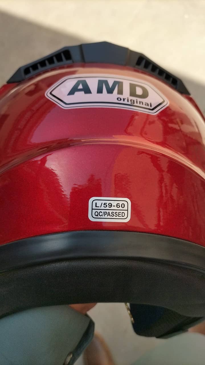 AMD GENUINE Dual visor Flip Up HELMET 5