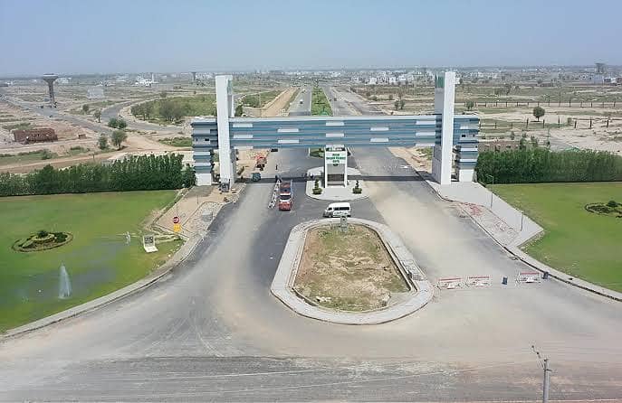 DHA Multan Phase 1 Sector H 4 Marla Commercial Open Transfer Plot available for Sale 1