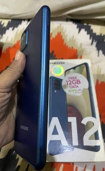 Samsung Galaxy A12 128gb with box and accessories 6