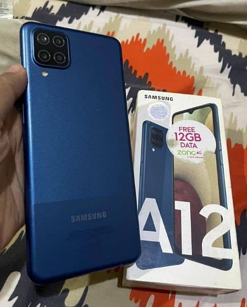 Samsung Galaxy A12 128gb with box and accessories 7