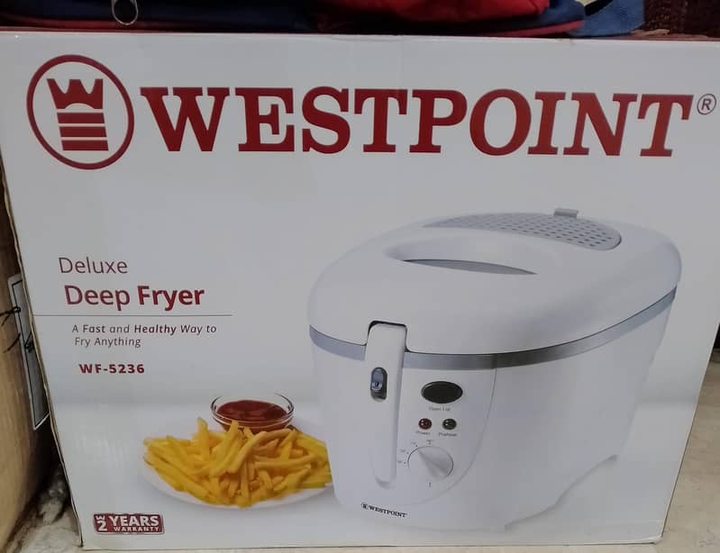 Westpoint Electric Deep Fryer (WF-5236) 0