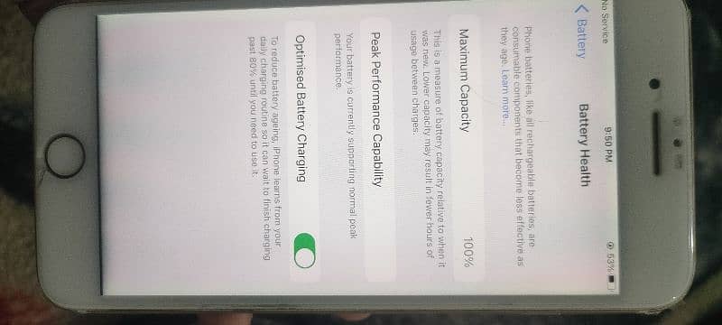 iphone 7 plus gold color batry change health 100 fingerprint ok 5