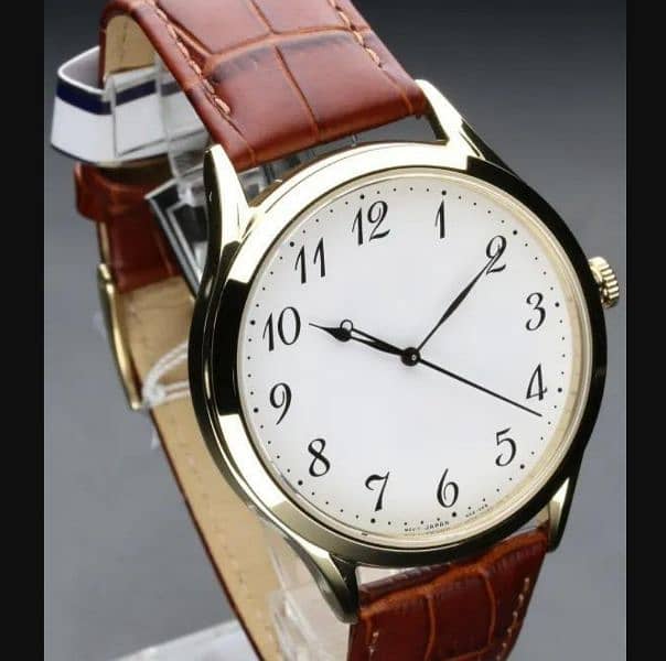 unisex Leather Luxury watch 1